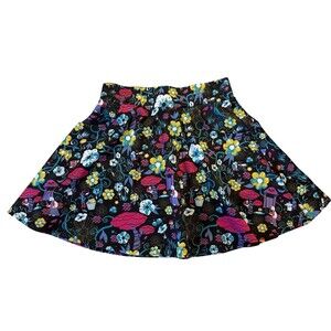 Fangamer Undertale Underground Garden Circle Skirt Floral Black Pockets Small